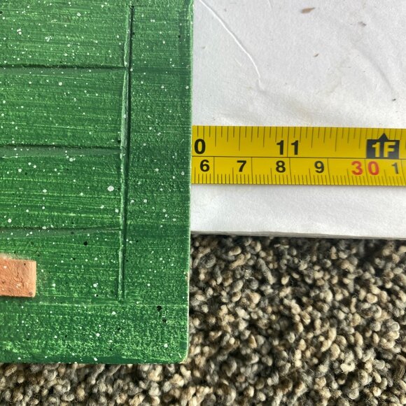 Christmas Themed Decor Wooden Screen Santa Mrs. Claus & Reindeer 15" x 10" - Picture 8 of 8